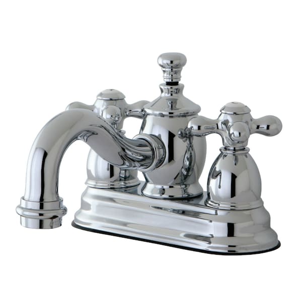 KS7101AX 4" Centerset Bathroom Faucet, Polished Chrome